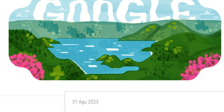 Danau Toba Jadi Google Doodle 31 Agustus 2023