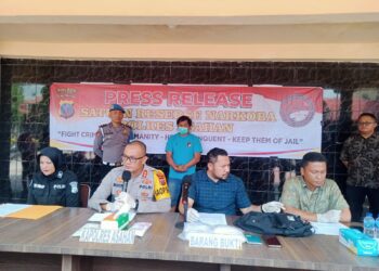 TKI asal Madura Ditangkap Polres Asahan Bawa 2 Kg Sabu dari Malaysia