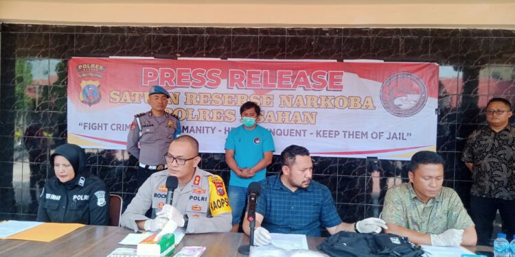 TKI asal Madura Ditangkap Polres Asahan Bawa 2 Kg Sabu dari Malaysia