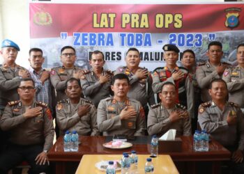 Polres Simalungun Menggelar Lat Pra Ops Zebra Toba 2023 Untuk Ciptakan Situasi Aman dan Tertib