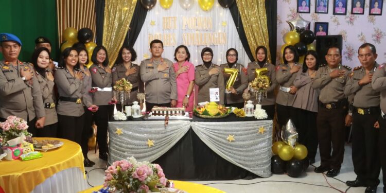 Polres Simalungun Gelar Syukuran Hari Jadi Ke-75 Polwan RI