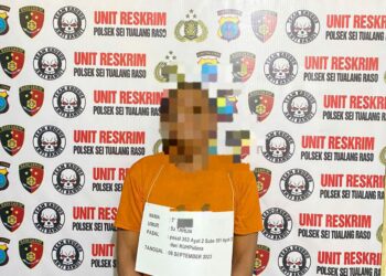 Unit reskrim polsek sei tualang raso polres tanjungbalai berhasil mengamankan seorang pelaku pengaiayaan berat