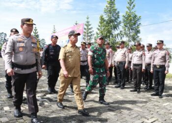938 Personel Gabungan Siap Amankan Pilpanag Gelombang Kedua di Simalungun