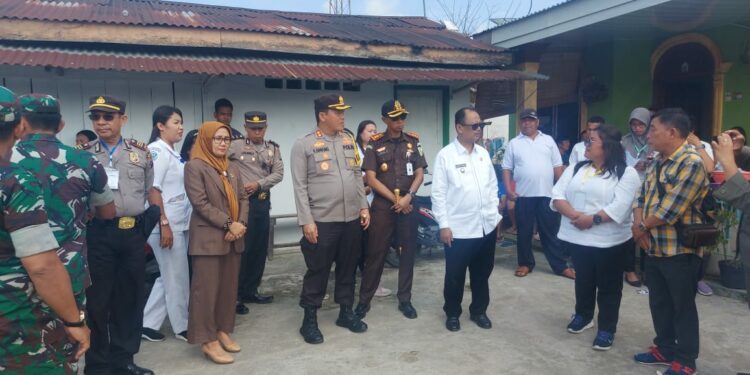 Kapolres bersama Unsur Forkopimda Simalungun Monitoring Pilpanag Gelombang Ke-2 di Kabupaten Simalungun
