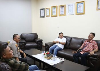 Kapolres Tanjung Balai Terima Silaturahmi Kepala Kantor BPN Kota Tanjung Balai, Rabu (13/09/22) pukul 11.30 WIB