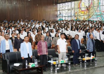 700-an Mahasiswa Universitas HKBP Nommensen Pematang Siantar ikuti PKKMB