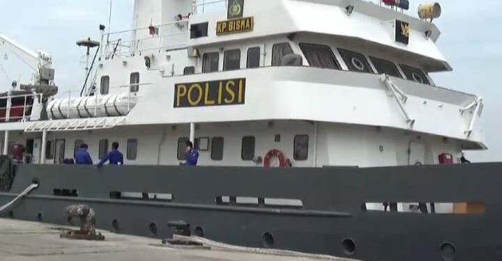 Baharkam Polri Paparan di Pelabuhan Bandar Deli Belawan, Wartawan Medan Utara Dilarang Meliput, Senin (18/9/2023).