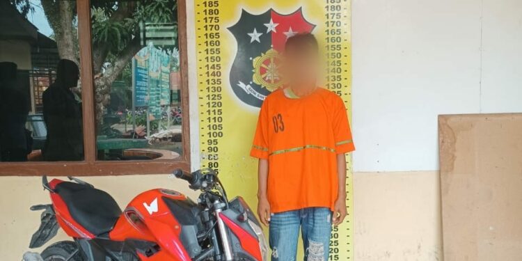 Diburon sejak Agustus, Maling Sepeda Motor ini akhirnya Diciduk Polsek Perdagangan