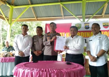 Kapolres dan Bupati Tapsel Bentuk Kampung Bebas dari Narkoba