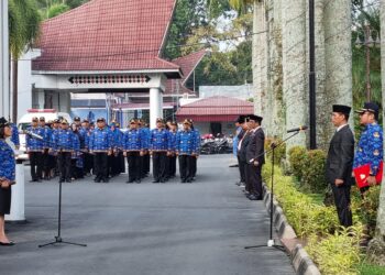 halaman kantor wali kota, Jalan Merdeka, Minggu (01/10/2023) pagi.