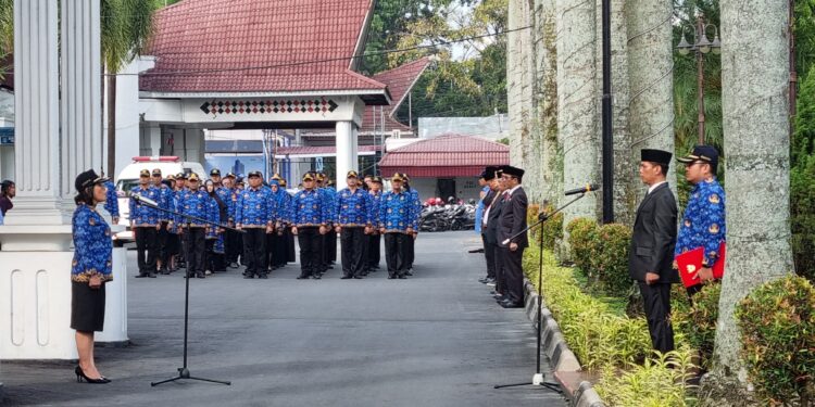 halaman kantor wali kota, Jalan Merdeka, Minggu (01/10/2023) pagi.