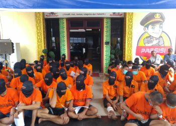 Polres Pelabuhan melaksanakan kegiatan Press Release tindak Pidana Umum (Pidum), kasus Narkoba serta kasus Viral, Selasa (10/10/2023).