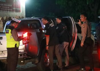 Polres Simalungun Gelar Razia Gabungan Antisipasi Peredaran Gelap Narkoba