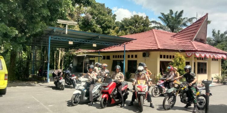 Polsek Siantar Martoba Patroli Gabungan Tiga Pilar