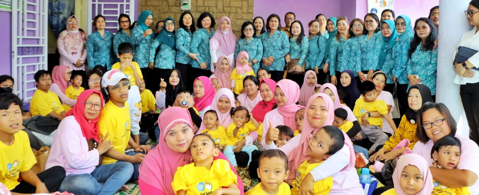 Dharma Wanita dan PKK Simalungun Kunjungi Rumah Ramah Anak Berkebutuhan Khusus