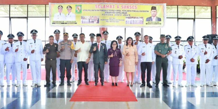 Bupati Simalungun Lantik 72 Pangulu Periode 2023-2029