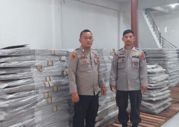 Polres Pematang Siantar Amankan Kantor KPU dan Gudang Logistik