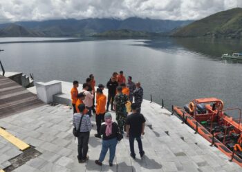 Basarnas Kerahkan Heli SAR Dukung Aquabike Jetski World Championship 2023 di Danau Toba