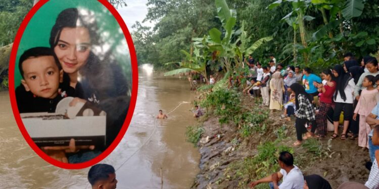 Bocah 5 Tahun Hanyut Terseret Sungai Titi Payung