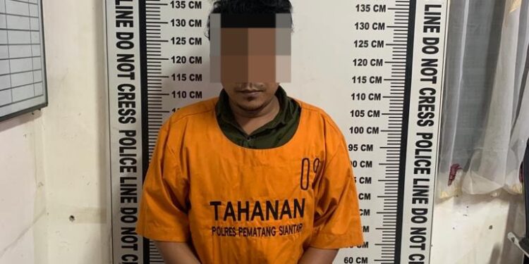 Bambang Hardiansyah Ditangkap Sat Narkoba Polres Pematang Siantar di Jalan Patuan Anggi