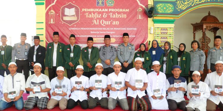 Lapas Kelas IIA Pematangsiantar Laksanakan Program Tahfiz dan Tahsin Al-Qur’an