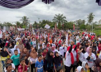 Kader Gerindra Gelar Jalan Sehat dan Senam Gemoy di Asahan, Ajak Warga Pilih Prabowo-Gibran