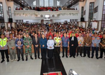 Wali Kota Pematang Siantar Bersama Forkopimda Cek dan Monitoring Pelaksanaan Ibadah Natal 2023 di Sejumlah Gereja