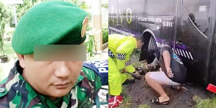 Viral Anggota TNI Tewas Diduga Ditabrak Bus Eldivo dari Belakang di Jalan Medan Kecelakaan tragis di Jalan Medan, Kabupaten Simalungun, menelan korban prajurit TNI, Saipul Anwar, akibat bus Eldivo menabrak sepeda motor.