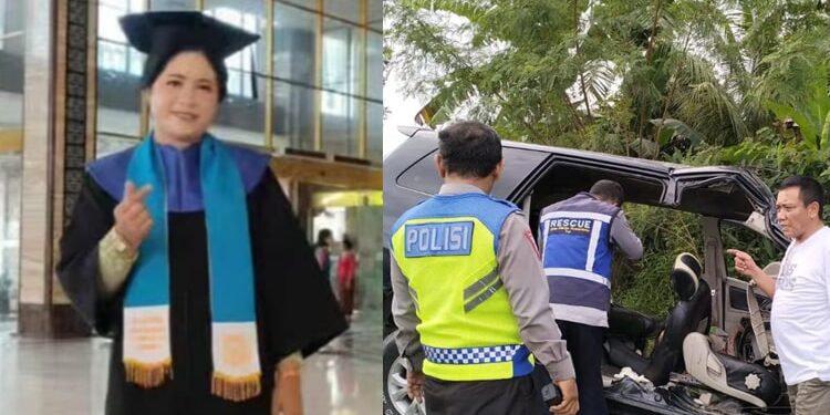 Bidan Rosmalina Pasaribu dan 3 Warga Simalungun Tewas dalam Laka Maut di Tol Lubuk Pakam Kecelakaan tragis di tol Lubuk Pakam-Tebing Tinggi menewaskan empat orang, termasuk Bidan Rosmalina Pasaribu yang baru lulus wisuda S1.