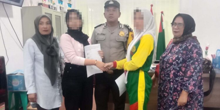 Perkelahian Pelajar Diselesaikan Polsek Siantar Barat dengan Problem Solving