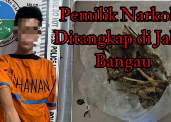 Sat Narkoba Polres Siantar Tangkap Pemilik Narkoba di Jalan Bangau