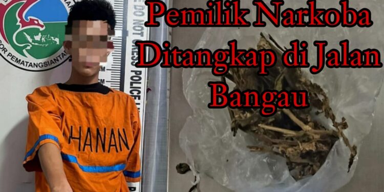 Sat Narkoba Polres Siantar Tangkap Pemilik Narkoba di Jalan Bangau