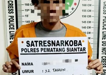 Polres Pematangsiantar Tangkap Pria Bawa Dua Paket Sabu di Jalan Ade Irma
