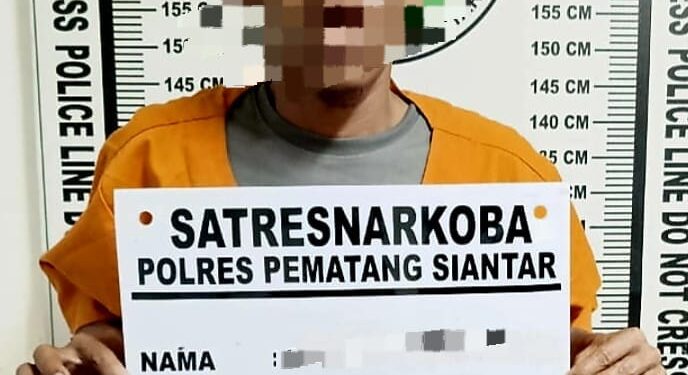 Polres Pematangsiantar Tangkap Pria Bawa Dua Paket Sabu di Jalan Ade Irma