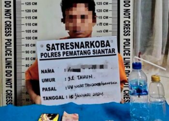 Sat Narkoba Pematangsiantar Tangkap Terduga Penjual Sabu di Jalan Farel Pasaribu