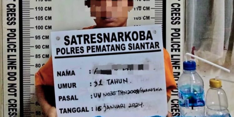 Sat Narkoba Pematangsiantar Tangkap Terduga Penjual Sabu di Jalan Farel Pasaribu