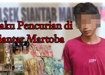 Polsek Siantar Martoba Tangkap Pelaku Pencurian  di Tanjung Pinggir
