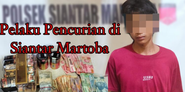 Polsek Siantar Martoba Tangkap Pelaku Pencurian  di Tanjung Pinggir