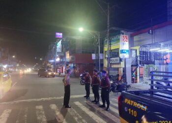 Polres Pematang Siantar Patroli Kota Presisi , Memastikan Masa Kampanye Tetap Kondusif