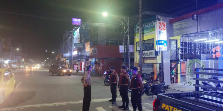 Polres Pematang Siantar Patroli Kota Presisi , Memastikan Masa Kampanye Tetap Kondusif