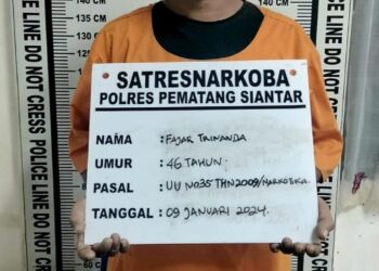 Terduga Pengedar Sabu Ditangkap Polres Pematang Siantar dari Jalan Medan