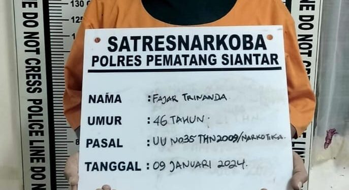 Terduga Pengedar Sabu Ditangkap Polres Pematang Siantar dari Jalan Medan