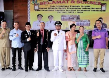 Wakil Bupati Simalungun Lantik Pangulu Antar Waktu Sisa Jabatan Periode 2019-2025