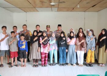 Kapolres Simalungun Bakti Sosial di Panti Asuhan Yayasan Islamic Center