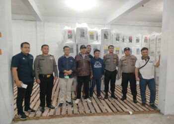 Polres Pematangsiantar Kawal Ketat Distribusi Logistik Pemilu Dari PPK Hingga Gudang KPU