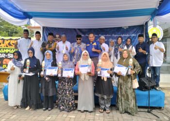 Wali Kota Pematangsiantar bersama Ketua Dekranasda Hadiri Peringatan Isra' Mi'raj Ukhuwah Jurnalis Siantar-Simalungun