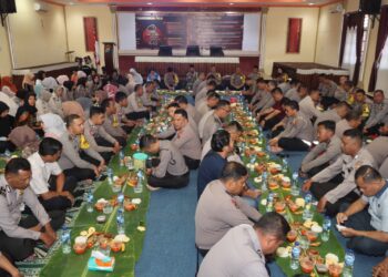 Keluarga Besar Polres Pematangsiantar Punggahan Sambut  Bulan Suci Ramadhan/1445 H/2024 M