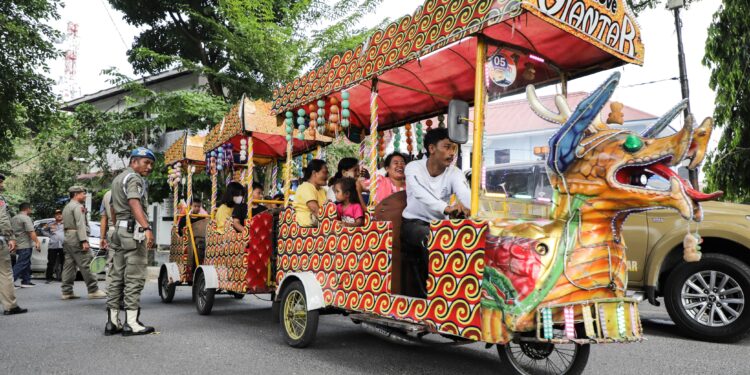 Satpol PP Kota Pematangsiantar bersama Instansi Terkait Melakukan Sosialisasi, Penindakan, dan Penataan Odong-odong