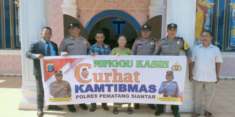 Polres Pematangsiantar Tampung Curhat Warga Lewat Minggu Kasih