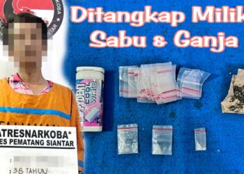 Sat Narkoba Polres Pematangsiantar Tangkap Pemilik Sabu dan Ganja di Jalan Aman
